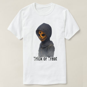 Pumpkin Mask Bus eller godis T-Shirt