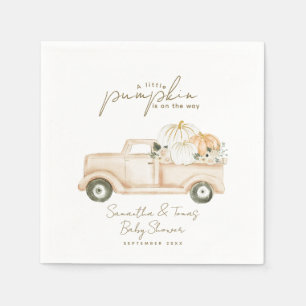 Pumpkin - minimalistisk modern barnskötare pappersservett
