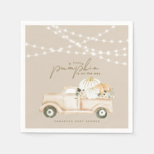 Pumpkin - minimalistisk modern barnskötare pappersservett