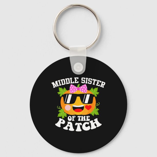 Pumpkin Mitten-syster till Pachs Funny Hallowee Nyckelring (Framsida)