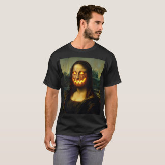 Pumpkin Mona Lisa | Funny Halloween Parody T Shirt