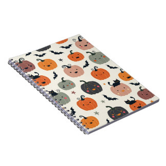 Pumpkin Mönster Anteckningsbok