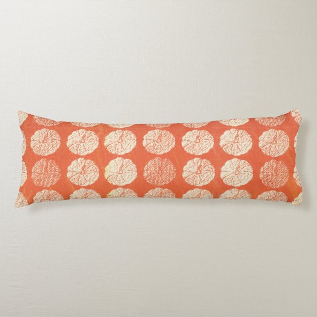 Pumpkin Mönster Body Pillow Kroppskudde (Framsidan)