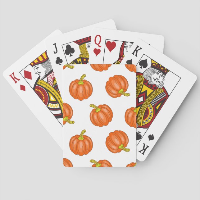 Pumpkin mönster casinokort (Baksidan)