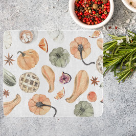 Pumpkin Mönster, färglöst vattenfärg | Höst vibes