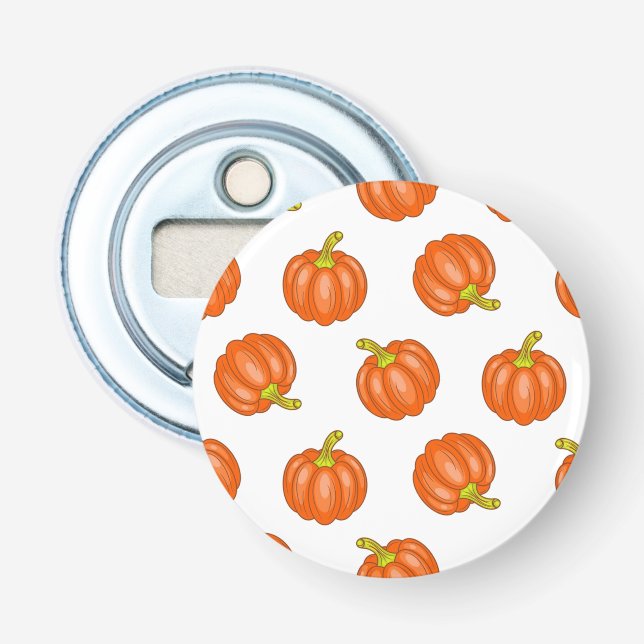 Pumpkin mönster flasköppnare (Framsidan)