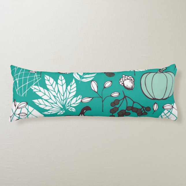 Pumpkin mönster kroppskudde (Framsidan)