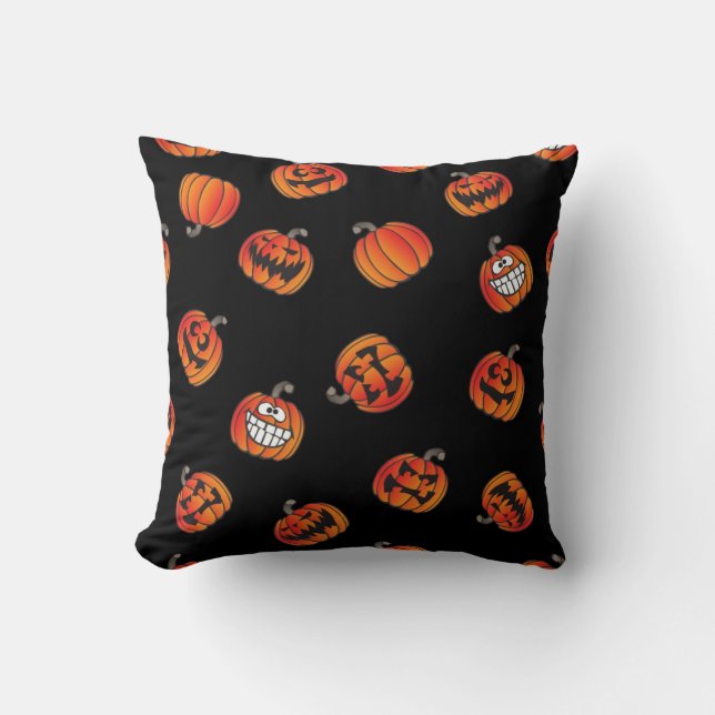 Pumpkin mönster kudde (Framsida)