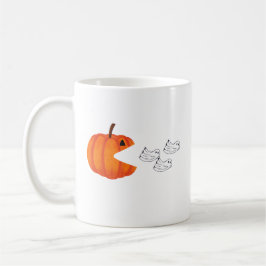 Pumpkin Monster mot Spöken - Spooky Halloween! Kaffemugg