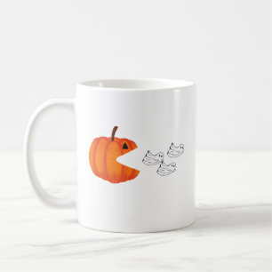 Pumpkin Monster mot Spöken - Spooky Halloween! Kaffemugg