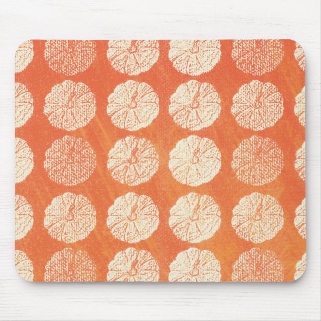 Pumpkin Mönster Mousepad Musmatta (Framsidan)
