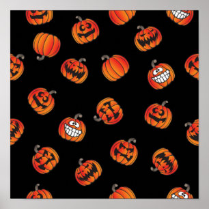 Pumpkin mönster poster