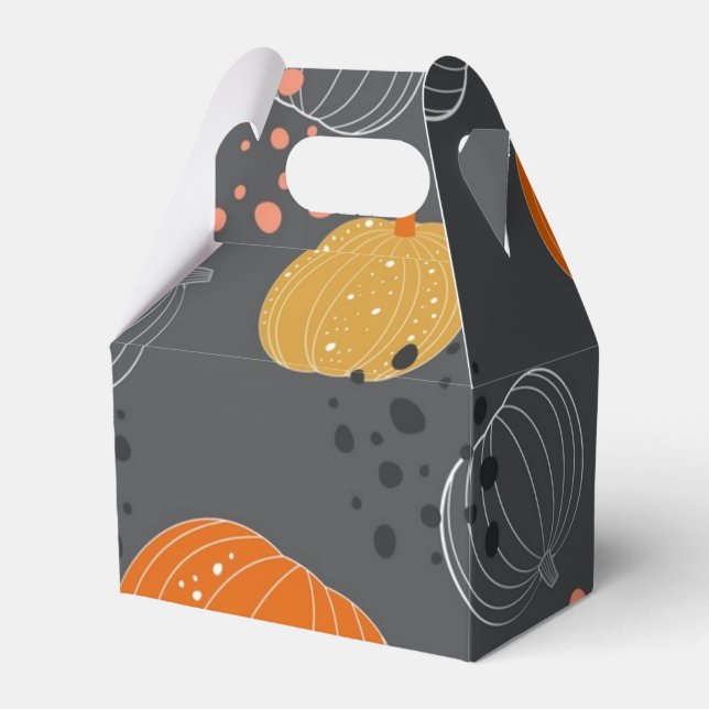 Pumpkin mönster presentaskar (Framsidan Sidan)