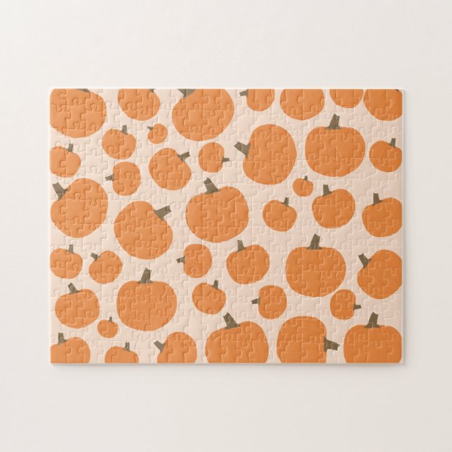 Pumpkin Mönster Pussel (Horisontell)