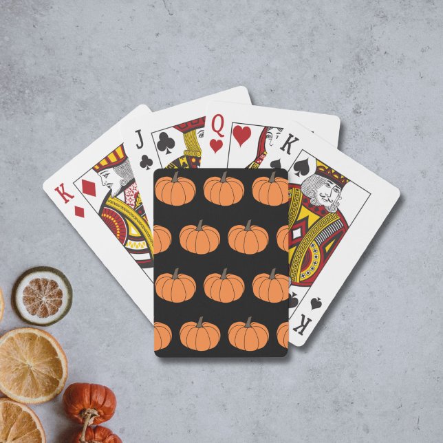 Pumpkin Mönster-spelkort Casinokort (Pumpkin Pattern Playing Cards)