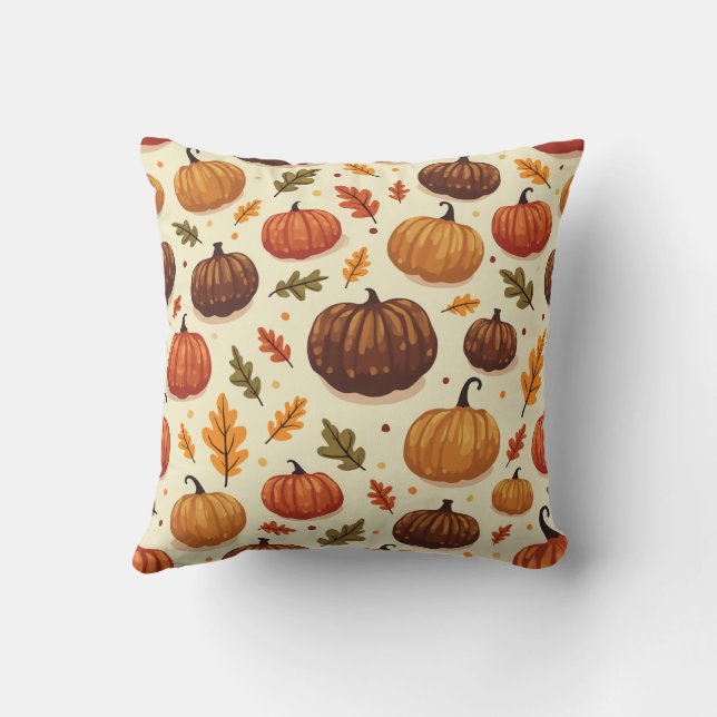 Pumpkin-mönstrade kuddar (Baksida)