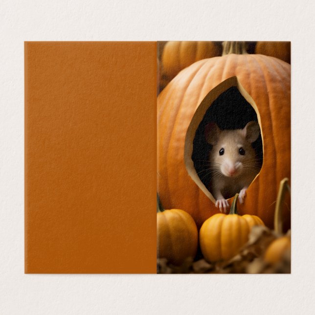Pumpkin Mouse Kort (Utsida ovikt)