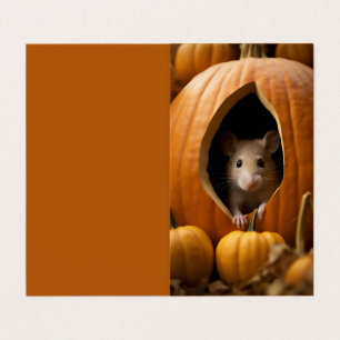 Pumpkin Mouse Kort