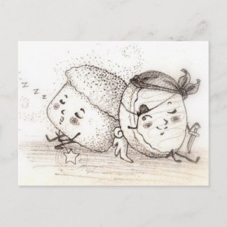 Pumpkin Muffin & Sugar Cookie-vykort Vykort