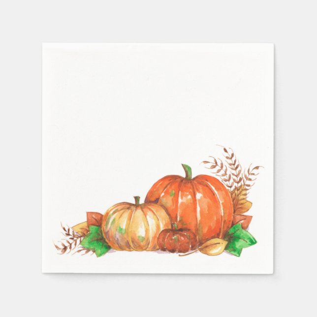Pumpkin - Napkins Pappersservett (Framsidan)