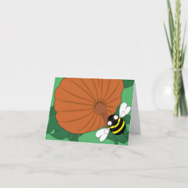 Pumpkin Note Card (tomt insida) Tack Kort