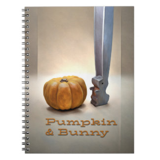 Pumpkin och Bunny Spiral fotopatbok Anteckningsbok