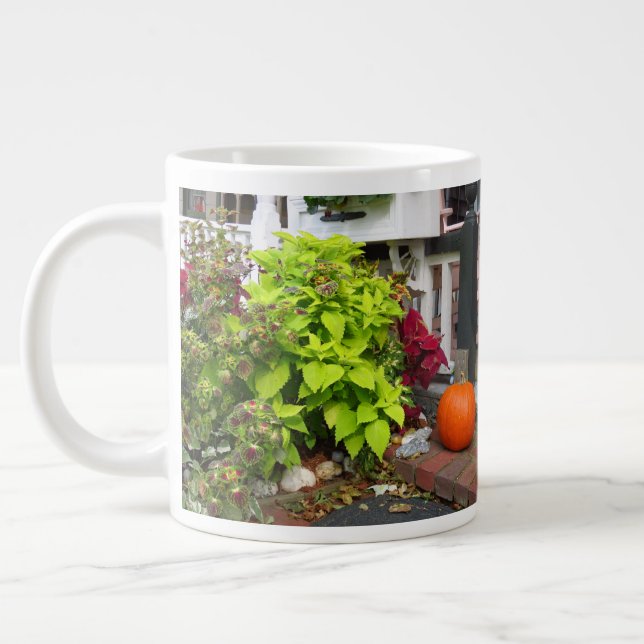 Pumpkin och Coleus - Martha's Vineyard Jumbo Mugg (Vänster)