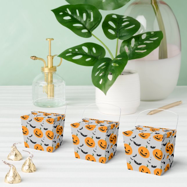 Pumpkin och Fladdermus Halloween Presentaskar (Multipel)