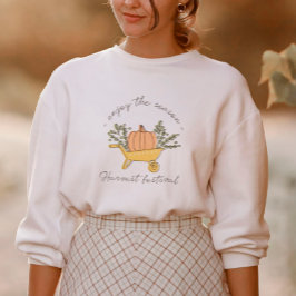 Pumpkin och Höst löv T Shirt