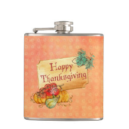 Pumpkin och Löv Fickplunta