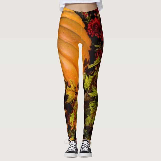 Pumpkin och Morsa Arrangemang Leggings (Framsida)