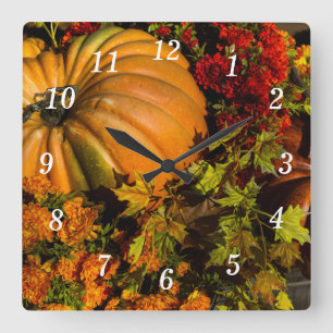 Pumpkin och Morsa Arrangemang väggklocka