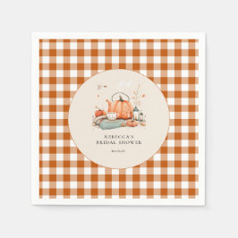 Pumpkin och Spice och Allt Nice Baby Shower Pappersservett