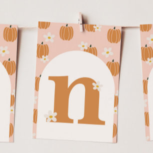 Pumpkin ONE "N" Banderollkort för hög stol Inbjudningar