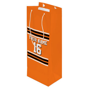 Pumpkin Orange Blk Team Jersey Anpassningsbar Numb