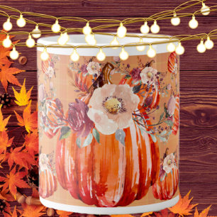 Pumpkin orange fall blommigt plätering höst jumbo mugg