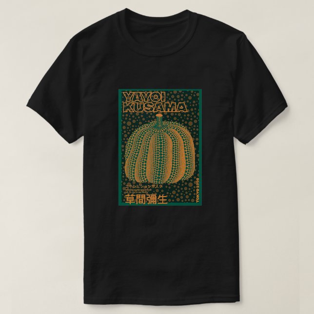 Pumpkin Orange Tokyo 1998 Yayoi Kusama T Shirt (Design framsida)
