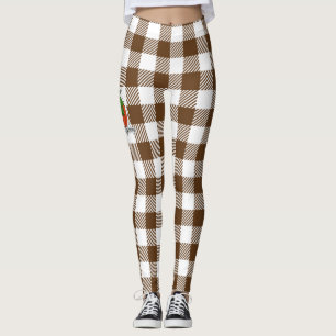 Pumpkin på Brown Play - Happy thanksgiving Leggings