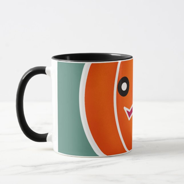 Pumpkin på Halloween Mugg (Vänster)
