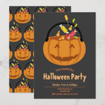 Pumpkin Pail Candy Kid's Halloween fest