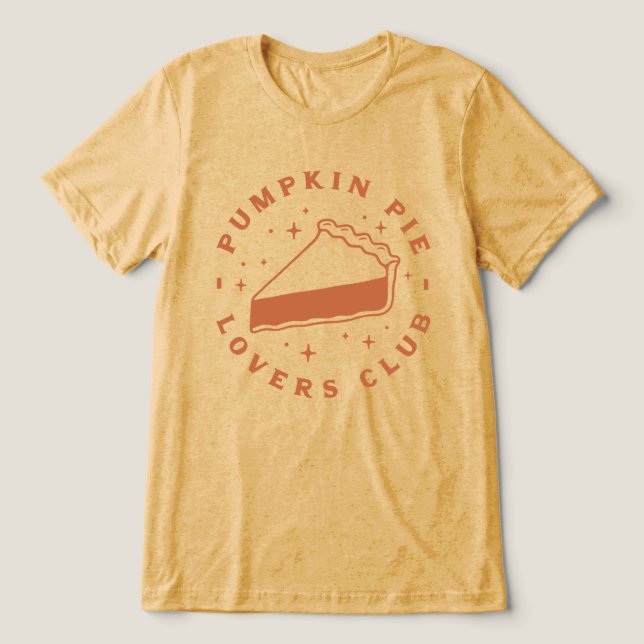 Pumpkin Paj Älskare Klubb T Shirt (Design Framsida)