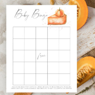 Pumpkin paj - Baby Bingo-spel
