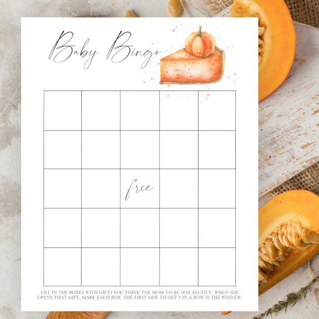 Pumpkin paj - Baby Bingo-spel (Skapare uppladdad)
