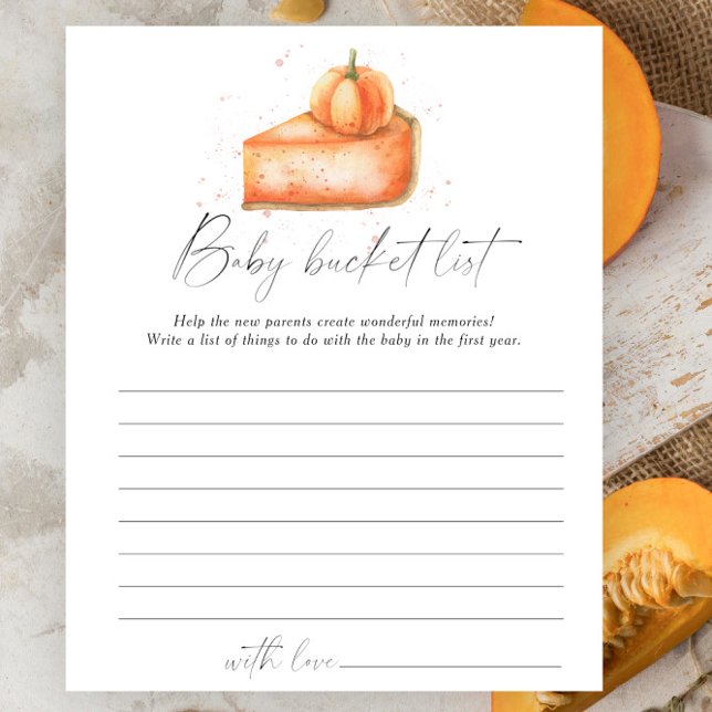 Pumpkin paj - Baby-bucket-listspel (Skapare uppladdad)