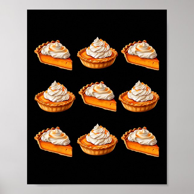 Pumpkin Paj Buffet Thanksgiving Ugly Costume Poster (Framsidan)
