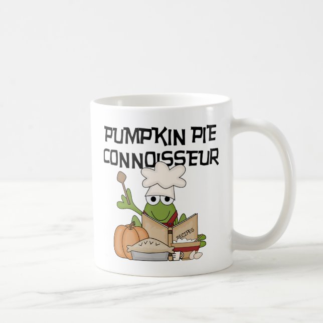 Pumpkin Paj Connoisseur Tshirts och Gifts Kaffemugg (Höger)