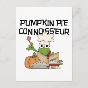 Pumpkin Paj Connoisseur Tshirts och Gifts Vykort