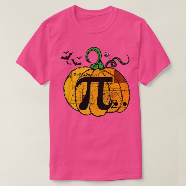 Pumpkin Paj Funny Halloween Thanksgiving Math T Shirt (Design framsida)