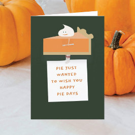 Pumpkin Paj Guy Folet Greeting Card Kort