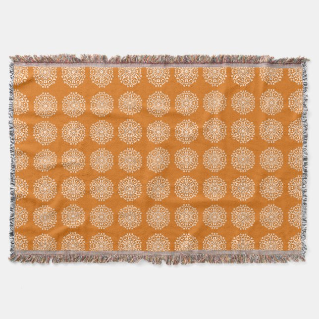 Pumpkin Paj Mandala Filt (Framsidan)